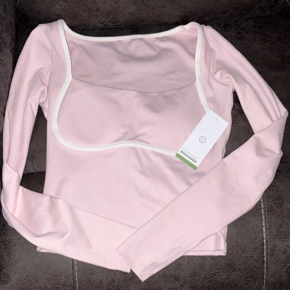 Gilly Hicks Pink Long Sleeve Top